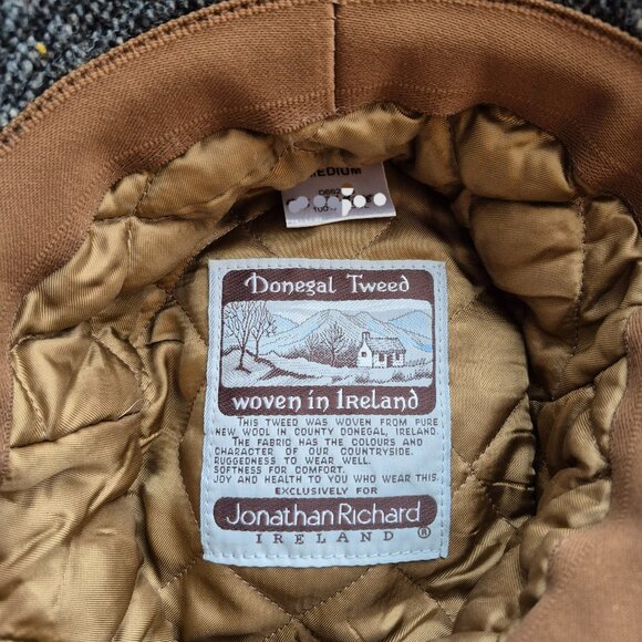 Irish Tweed The Original Irish Walking Hat Jonathan Richard 100% Wool 21.25" - Picture 4 of 8